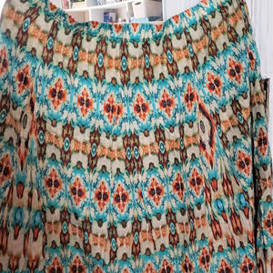 Chico's long skirt multicolor